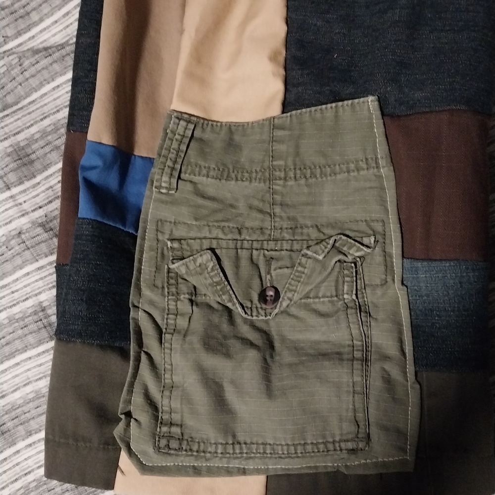 Upcycled Patchwork Pants - image 4